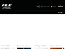 Tablet Screenshot of fgm-automobil.de